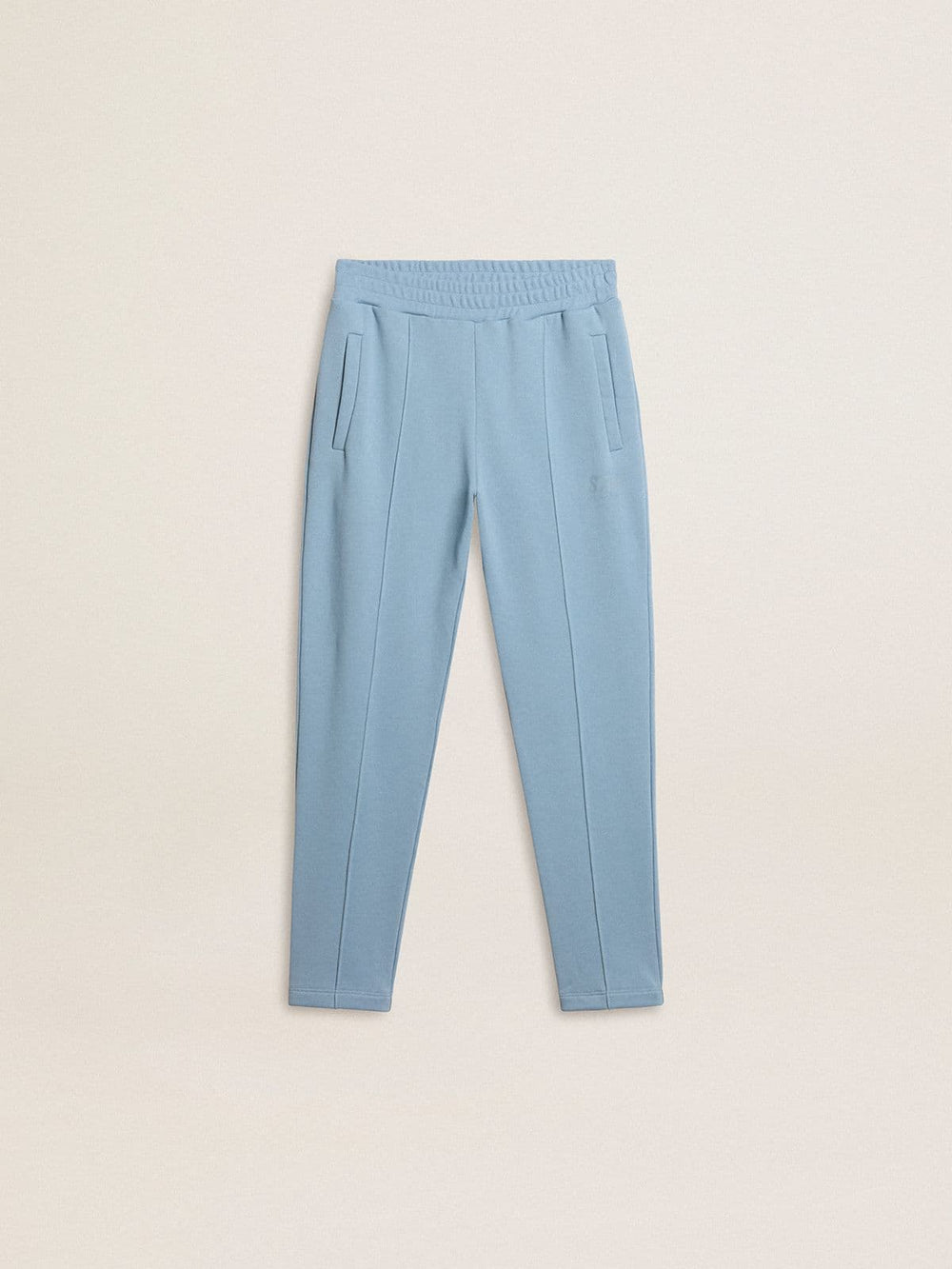Golden Goose Boys' light blue printed joggers