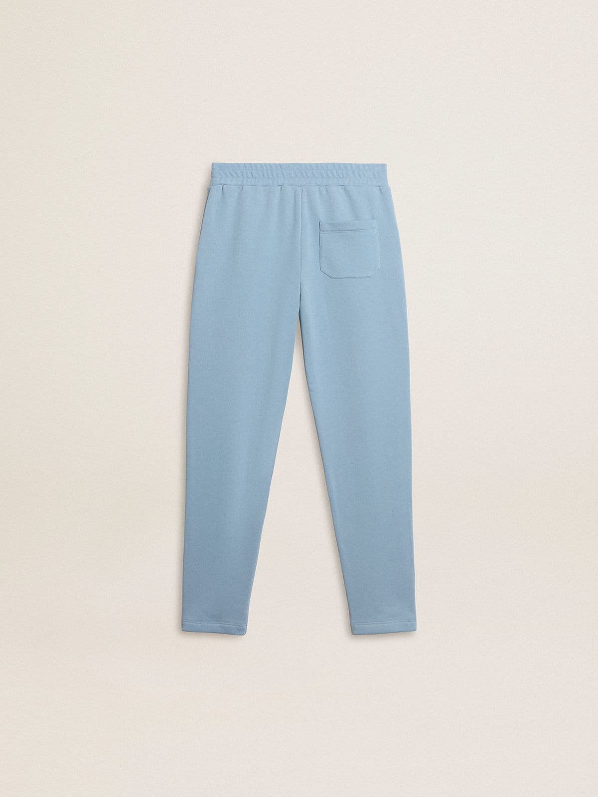 Golden Goose Boys' light blue printed joggers