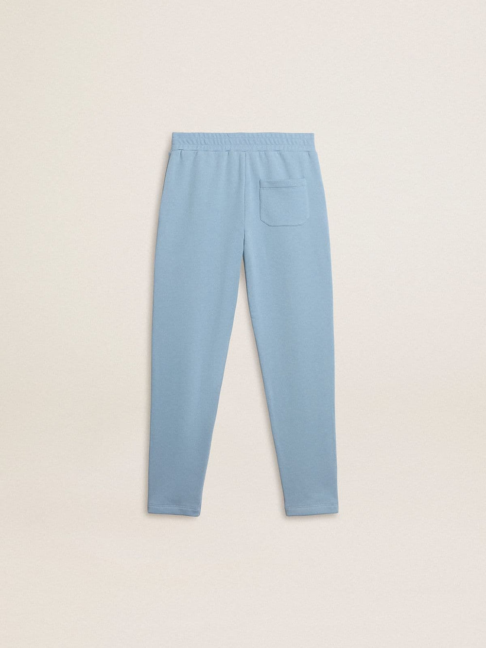Golden Goose Boys' light blue printed joggers