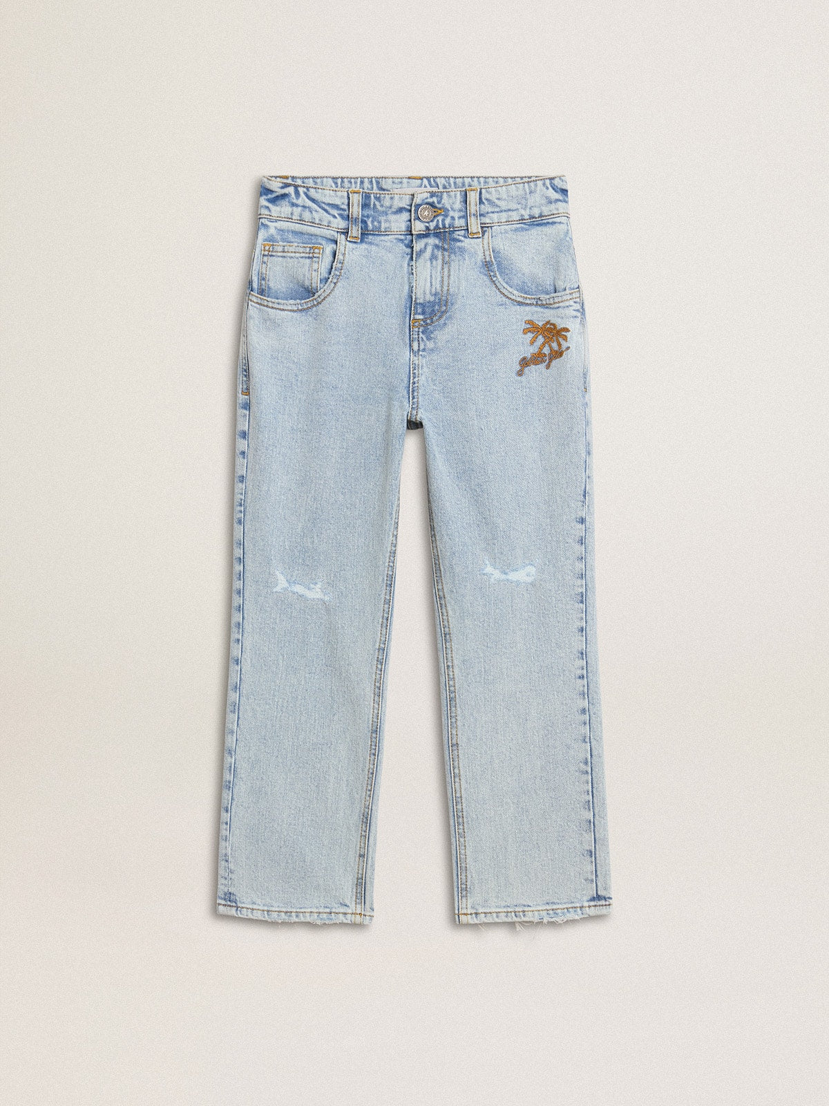 Golden Goose Boys' light denim jeans