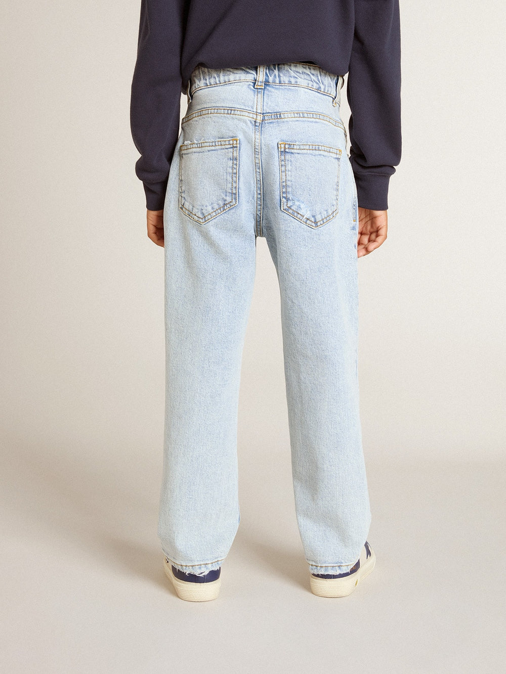 Golden Goose Boys' light denim jeans