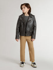 Golden Goose Kids’ chinos in tobacco-colored cotton