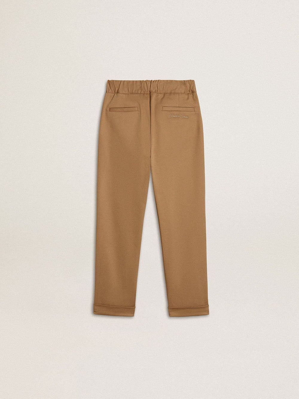 Golden Goose Kids’ chinos in tobacco-colored cotton