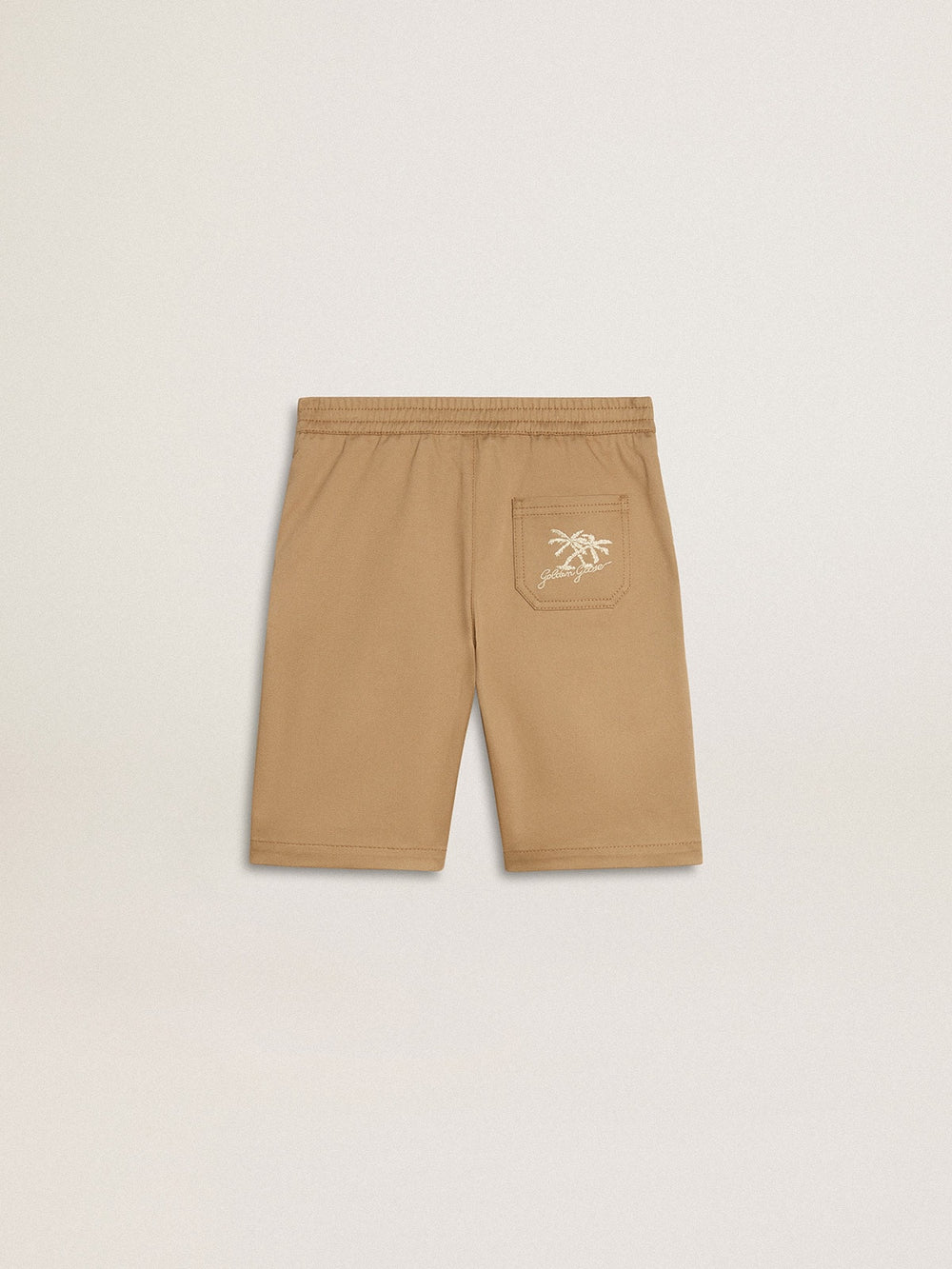 Golden Goose Boys' shorts in beige cotton