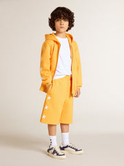 Golden Goose Boys' mustard yellow shorts