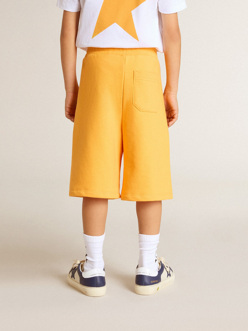 Golden Goose Boys' mustard yellow shorts