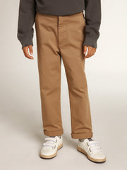 Golden Goose Boys’ chinos in caramel cotton