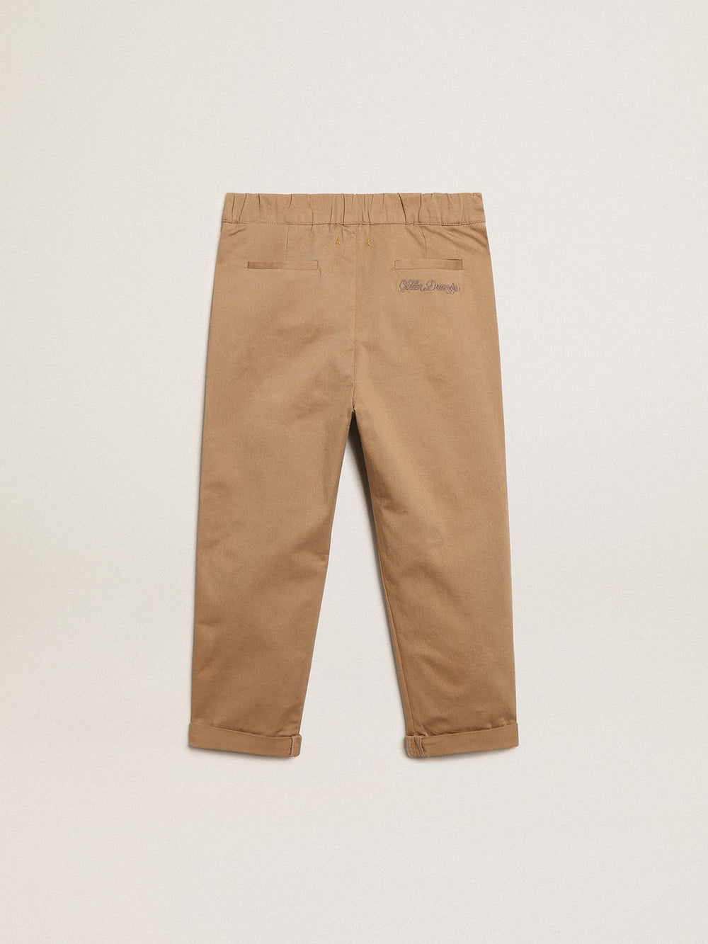 Golden Goose Boys’ chinos in caramel cotton