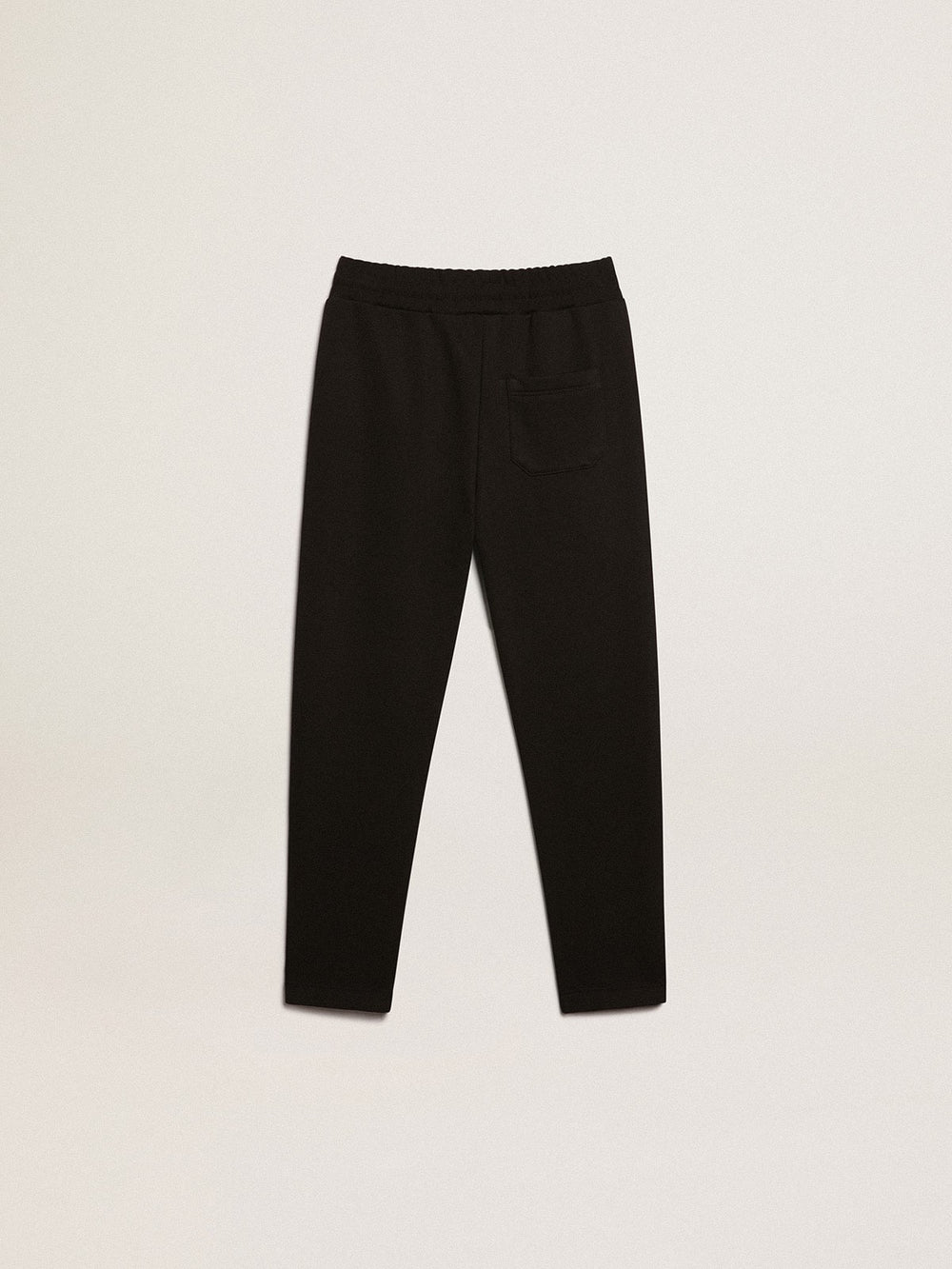 Golden Goose Boys’ black joggers with white stars