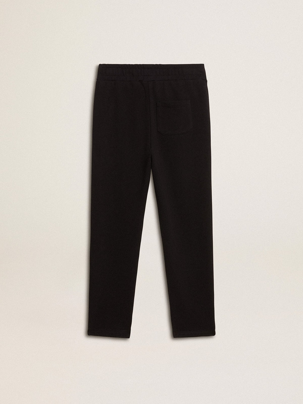 Golden Goose Boys’ black joggers with white stars