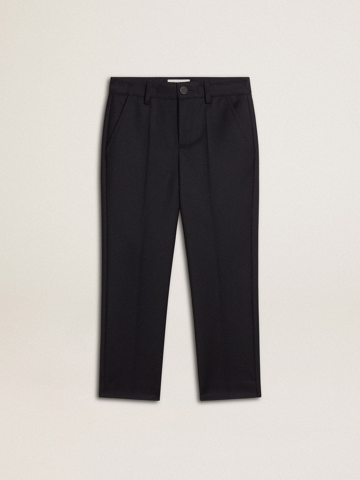 Golden Goose Boys' dark blue wool pants