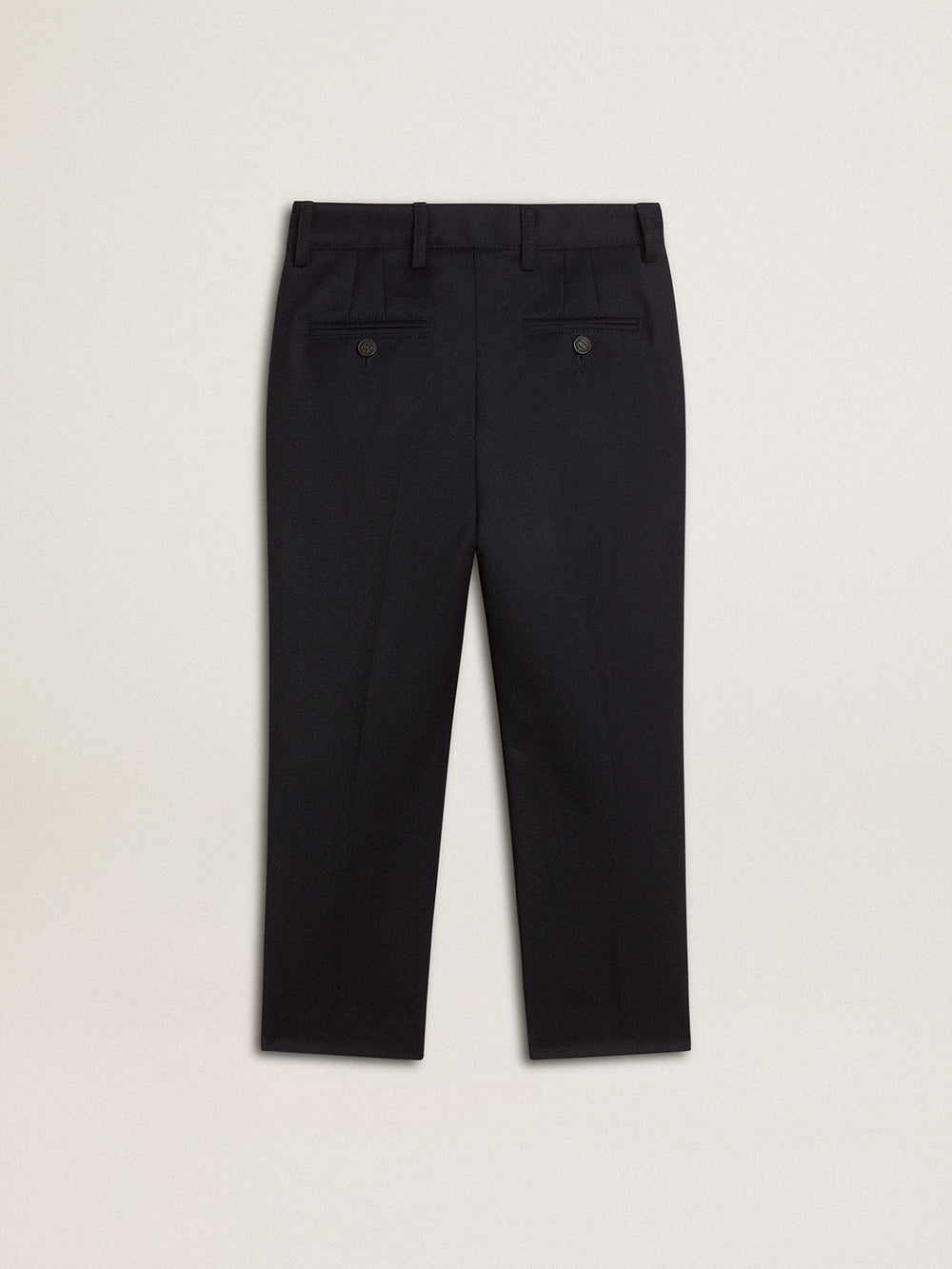 Golden Goose Boys' dark blue wool pants