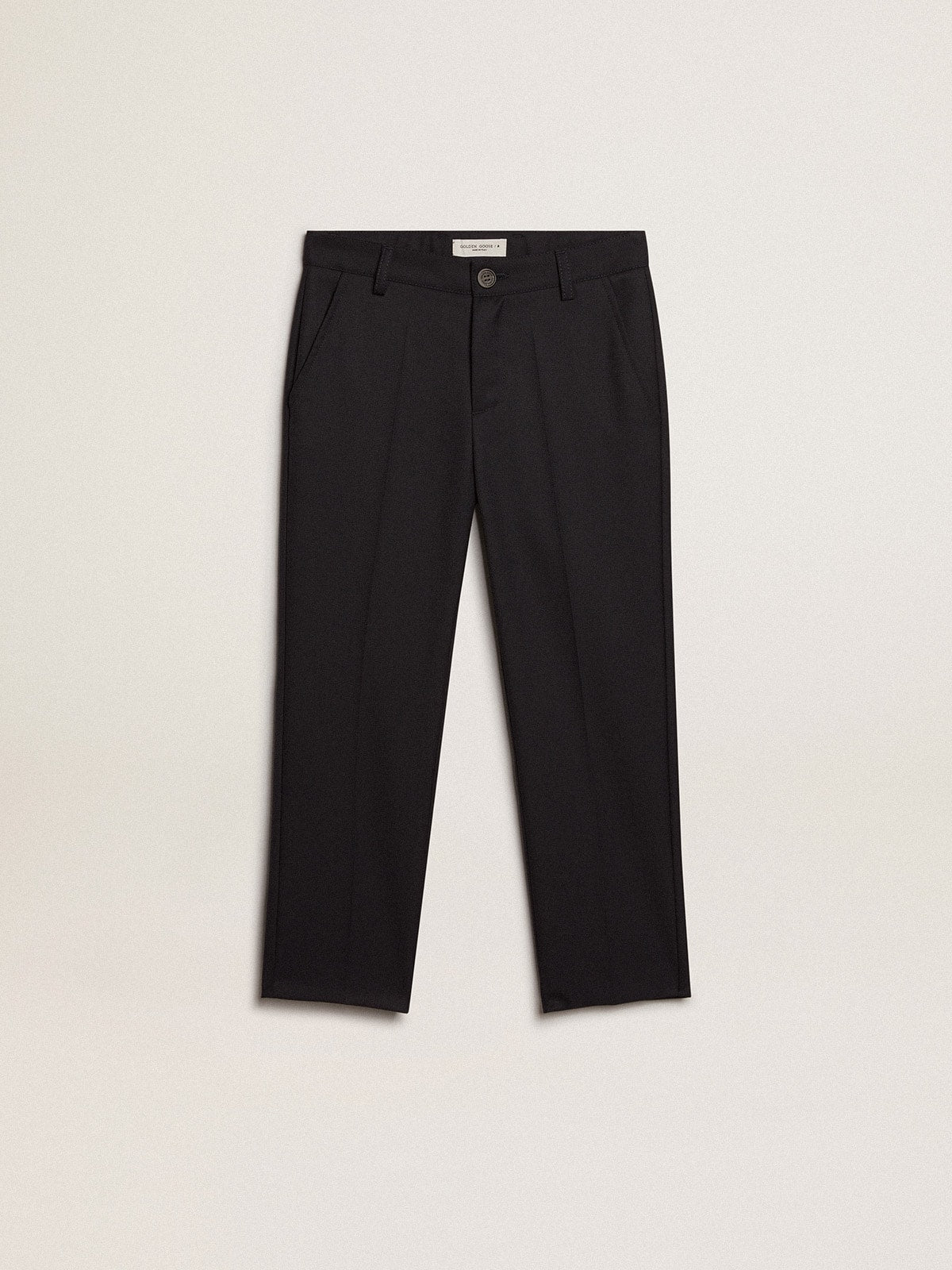 Golden Goose Boys’ pants in dark blue wool