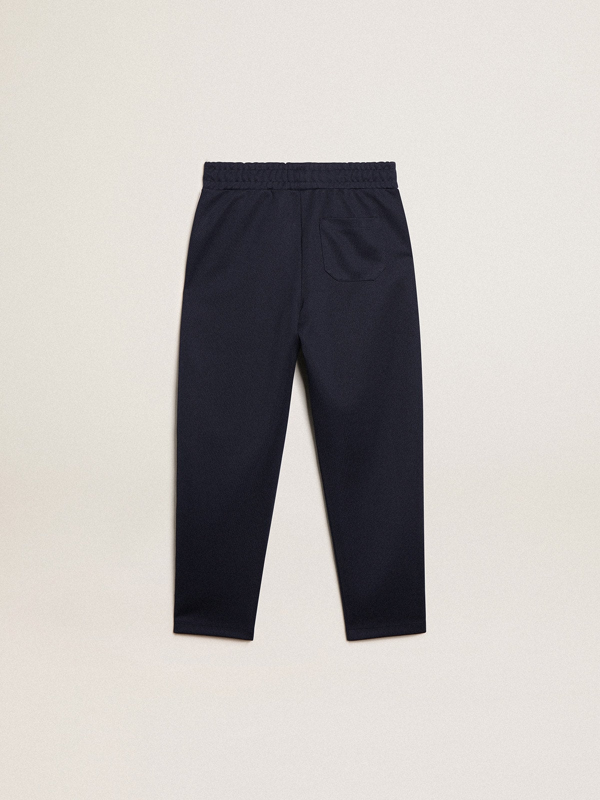 Golden Goose Dark blue joggers with white strip and contrasting stars
