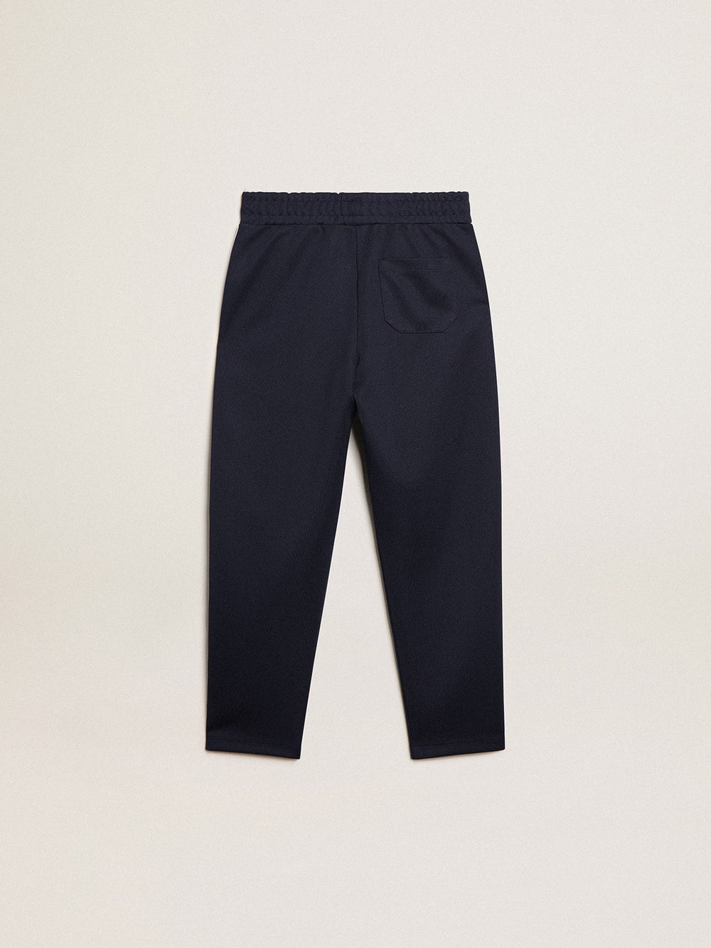 Golden Goose Dark blue joggers with white strip and contrasting stars