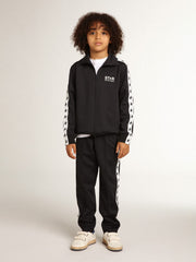 Golden Goose Dark blue joggers with white strip and contrasting stars