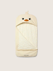 Golden Goose Journey Baby chick-shaped sleeping bag in padded nylon