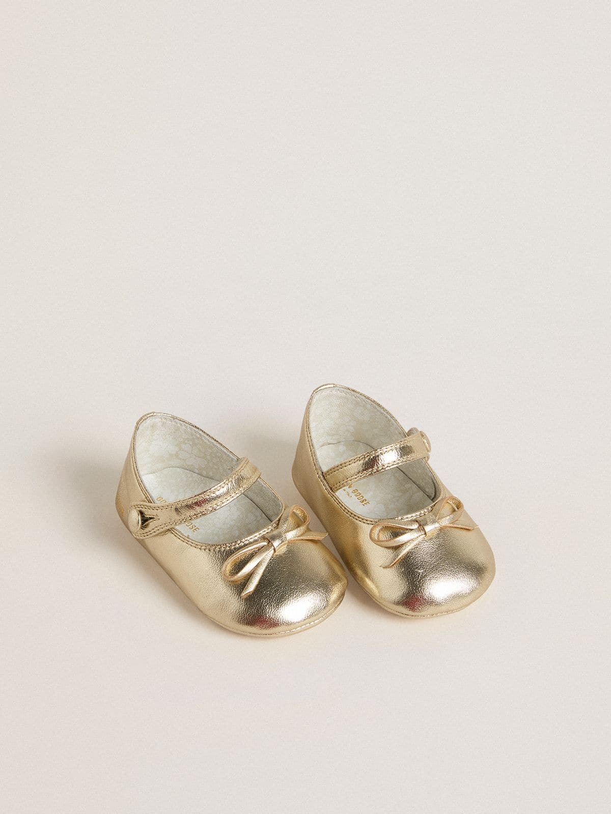 Golden Goose Sofi Baby ballet flats in gold leather